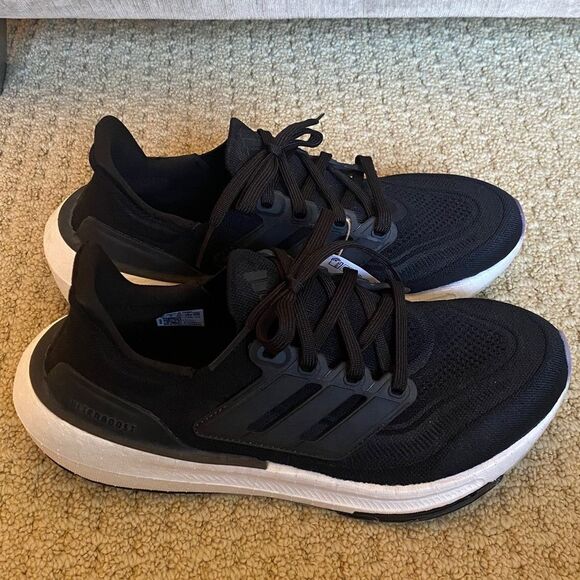 adidas Black and White Athletic Shoes - Picture 2 of 5